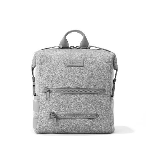 Indi Diaper Backpack in Heather Grey. Medium - Image 3