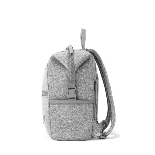 Indi Diaper Backpack in Heather Grey. Medium - Image 6