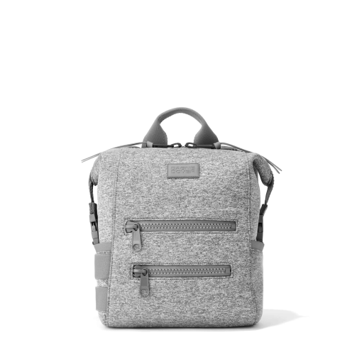 Indi Diaper Backpack in Heather Grey. Small
