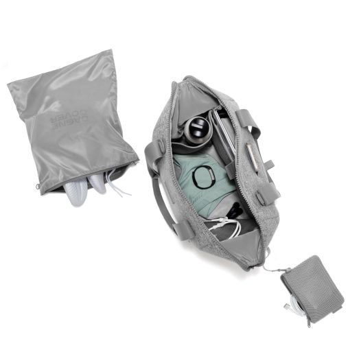 Landon Carryall in Heather Grey. Medium - Image 9
