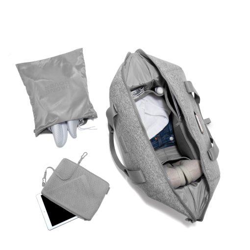 Landon Carryall in Heather Grey. Extra Large - Image 16