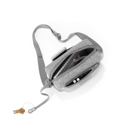 Micah Crossbody in Heather Grey - Image 5