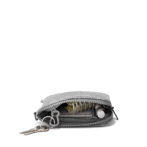 Skye Essentials Pouch in Heather Grey. Neoprene - Image 4