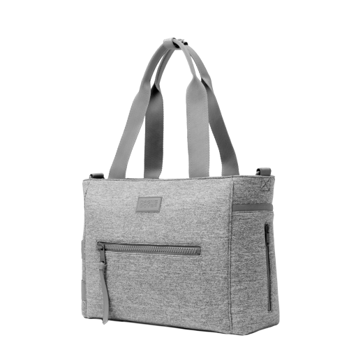 Wade Diaper Tote in Heather Grey - Image 3
