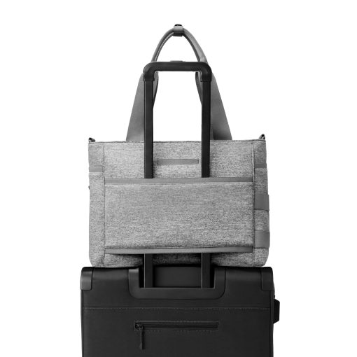 Wade Diaper Tote in Heather Grey - Image 7