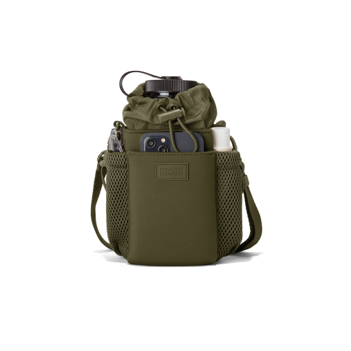 Sloan Water Bottle Sling in Dark Moss - Image 2