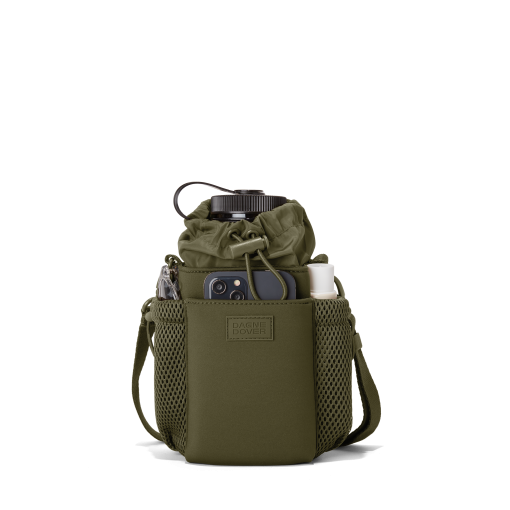 Sloan Water Bottle Sling in Dark Moss