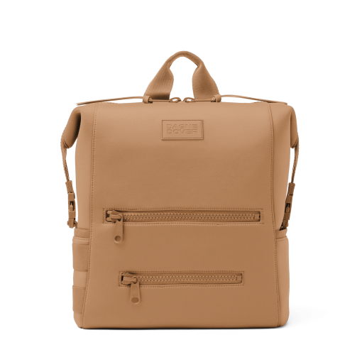 Indi Diaper Backpack in Camel. Large