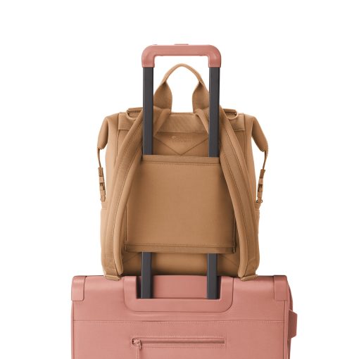 Indi Diaper Backpack in Camel. Medium - Image 9