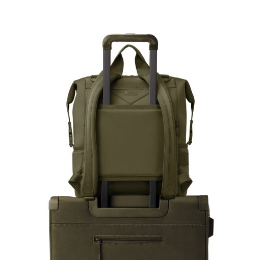 Indi Diaper Backpack in Dark Moss. Large - Image 9