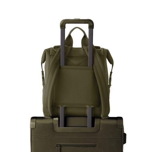 Indi Diaper Backpack in Dark Moss. Medium - Image 9