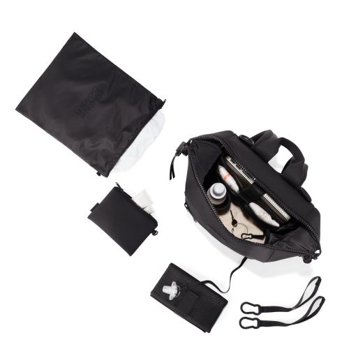 Indi Diaper Backpack in Onyx. Medium - Image 2