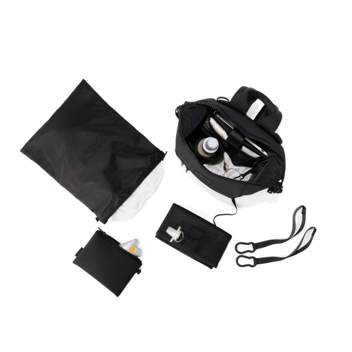Indi Diaper Backpack in Onyx. Small - Image 2