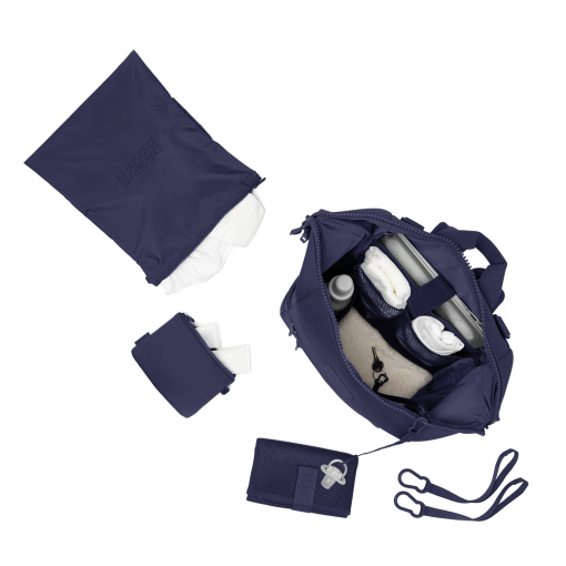 Indi Diaper Backpack in Storm. Large - Image 2