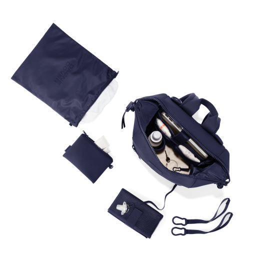 Indi Diaper Backpack in Storm. Medium - Image 2