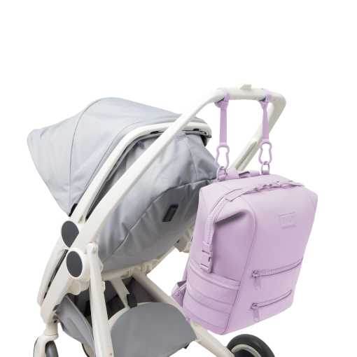 Indi Diaper Backpack in Washed Lilac. Large - Image 5