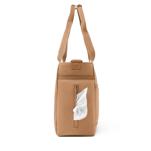 Wade Diaper Tote in Camel - Image 5