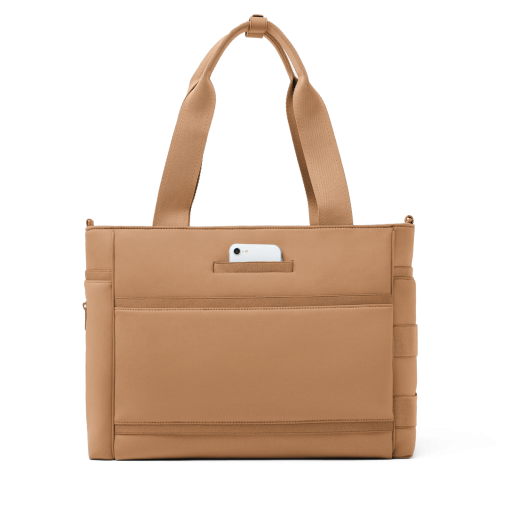 Wade Diaper Tote in Camel - Image 4