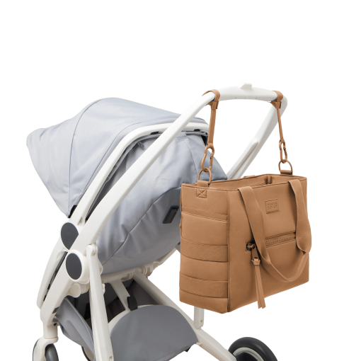 Wade Diaper Tote in Camel - Image 6