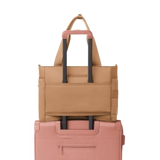 Wade Diaper Tote in Camel - Image 7