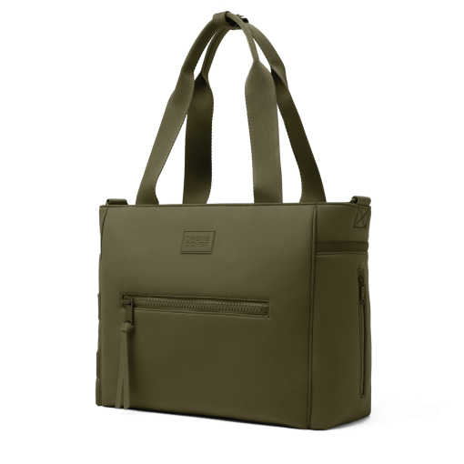 Wade Diaper Tote in Dark Moss - Image 3