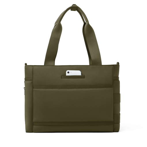 Wade Diaper Tote in Dark Moss - Image 4