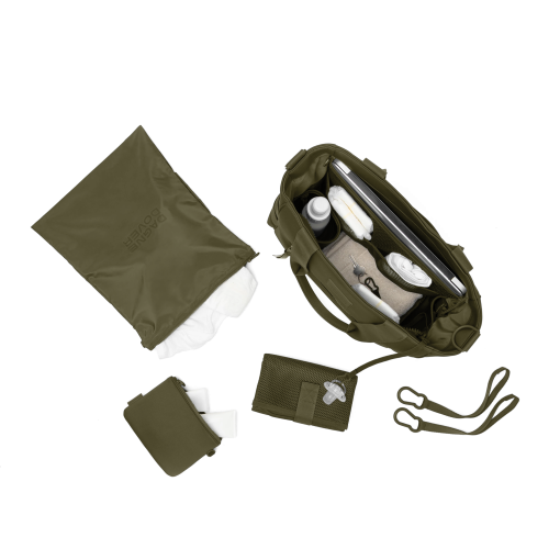 Wade Diaper Tote in Dark Moss - Image 8