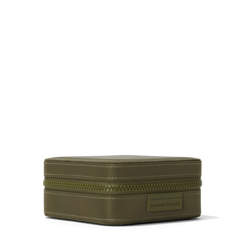 Frankie Jewelry Case in Dark Moss. Large - Image 3