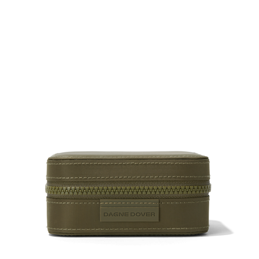Frankie Jewelry Case in Dark Moss. Large - Image 2