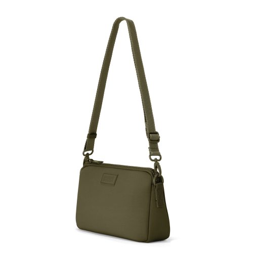 Nora Shoulder Bag in Dark Moss - Image 3