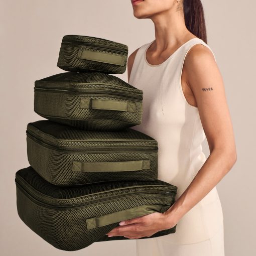 Roma Packing Cube in Carbon Air Mesh. Extra Large - Image 8
