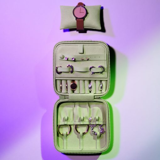 Frankie Jewelry Case in Matcha Latte. Large - Image 8