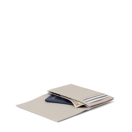 Accordion Travel Wallet in Bone - Image 4