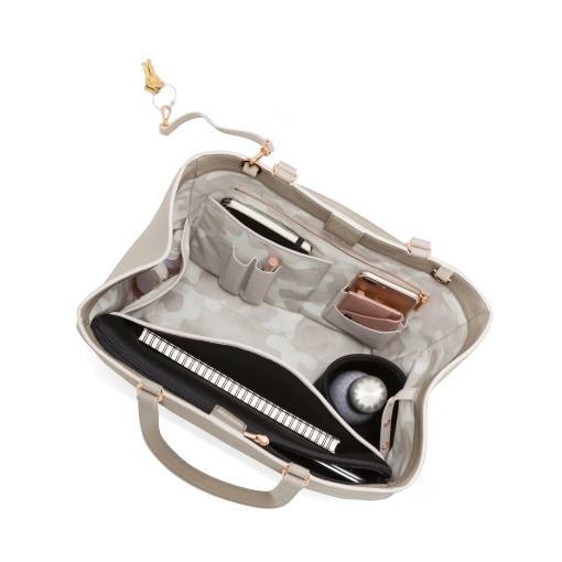 Allyn Tote in Bone. Large - Image 6