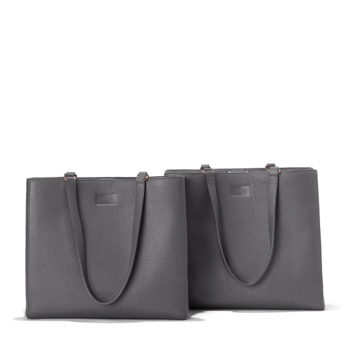 Allyn Tote in Graphite. Large - Image 7
