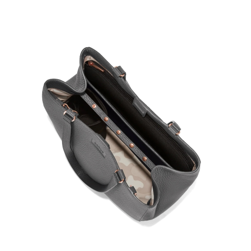 Allyn Tote in Graphite. Medium - Image 5