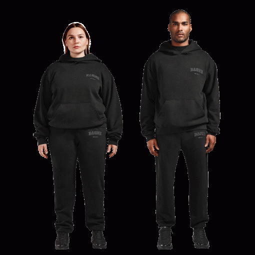 Varsity Logo Hoodie in Onyx. 3X - Image 5
