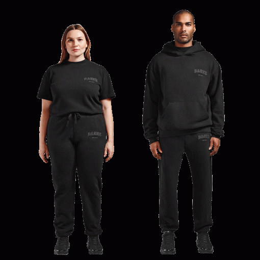 Varsity Logo Sweatpants in Onyx. XL - Image 5