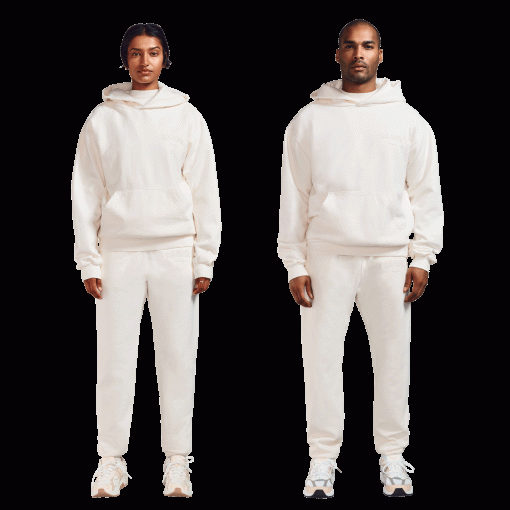 Varsity Logo Sweatpants in Moonbeam. XL - Image 5