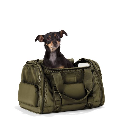 Kyoto Pet Carrier in Dark Moss. Large - Image 2
