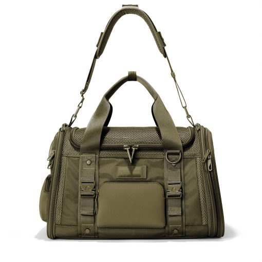 Kyoto Pet Carrier in Dark Moss. Large