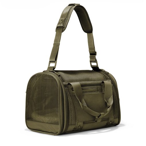 Kyoto Pet Carrier in Dark Moss. Small - Image 3