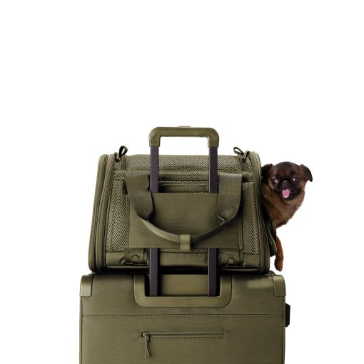 Kyoto Pet Carrier in Dark Moss. Small - Image 7