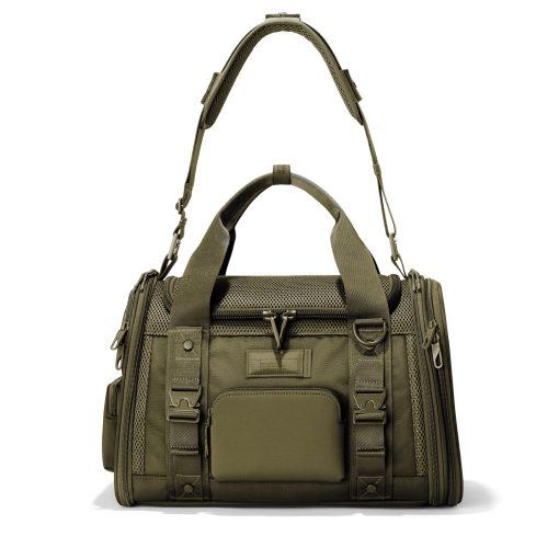 Kyoto Pet Carrier in Dark Moss. Small