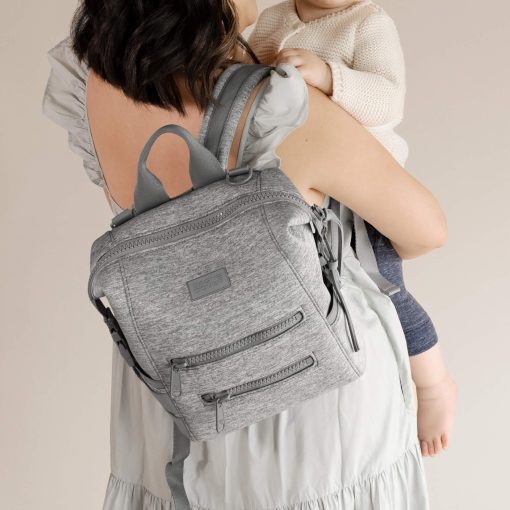 Indi Diaper Backpack in Camel. Small - Image 10