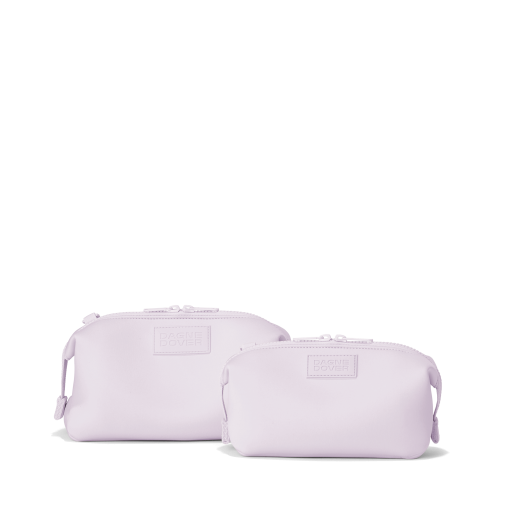 Hunter Toiletry Bag in Washed Lilac. Small - Image 2