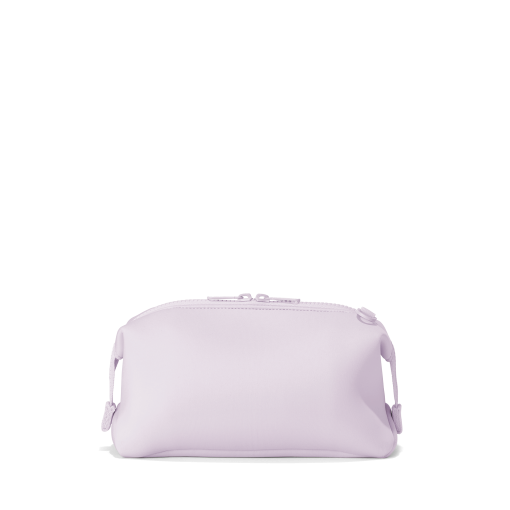 Hunter Toiletry Bag in Washed Lilac. Large - Image 4
