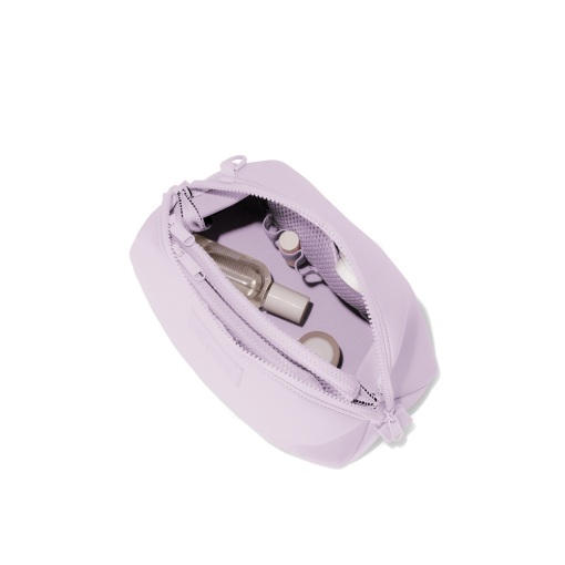 Hunter Toiletry Bag in Washed Lilac. Large - Image 5
