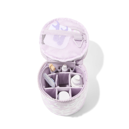Mila Toiletry Organizer in Bloom Print. Large - Image 8