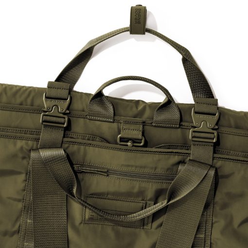 Capri Garment Bag in Dark Moss - Image 4